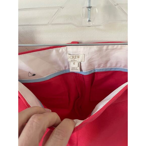 J. Crew Cropped Ankle Dress Pants Pink Size 6 - Picture 4 of 6